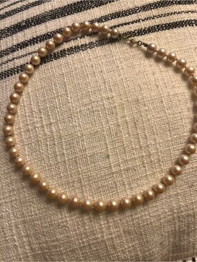 Pearl Strand Necklace in Champagne - Women Jewelry